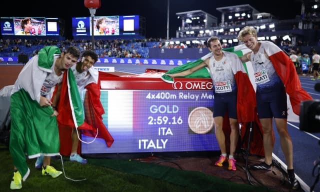 Scotti, Sito, Soudassi, Benati: chi sono gli eroi della 4x400 che ci ha fatto vincere gli Europei