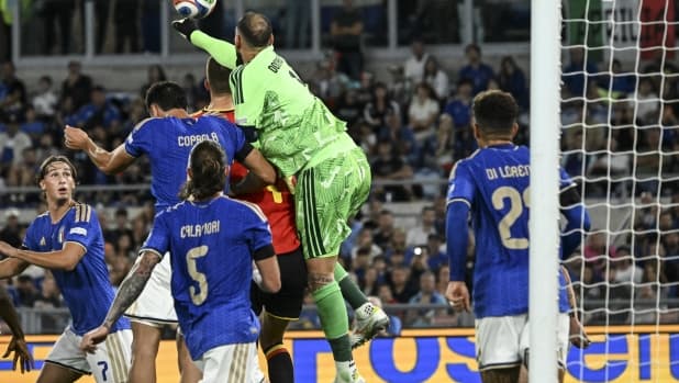 Italia-Belgio, le pagelle: Donnarumma 8, ci salva la faccia. Romano nella tempesta affonda, 4,5