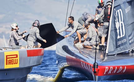 Luna Rossa: "sta barca po' esse fero o po' esse piuma"