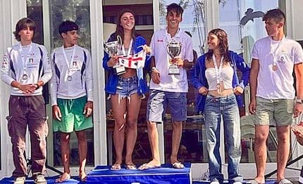 Lago Balaton: c'è solo Cagliari sul podio delle Super Series Nacra 15