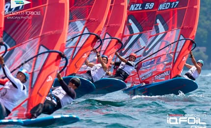 Torbole: concluse le qualifiche degli Europei IQFoil