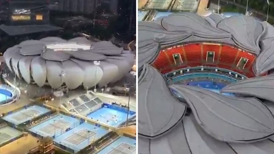 Atp Hangzhou, lo stadio a forma di fiore di loto: è il più bello del mondo?
