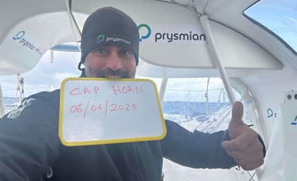 Vendée Globe: per Giancarlo Pedote un Capo Horn conquistato a denti stretti