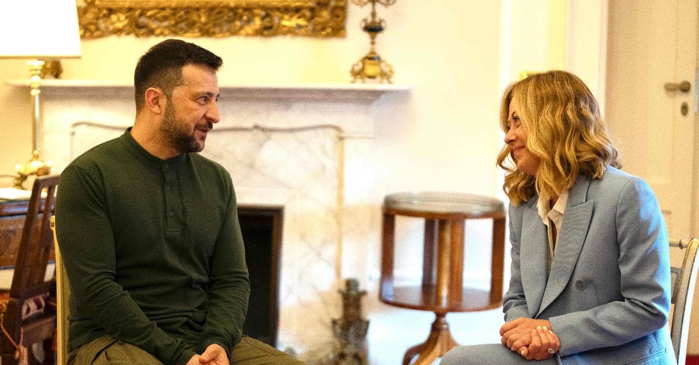 Meloni: «Il caso Sangiuliano non indebolirà il governo». Incontro con Zelensky: «Non abbandoneremo l’Ucraina»