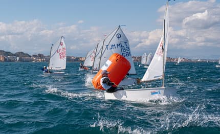 Optimist, Crotone: in testa Erik Scheidt (div.A) e Filippo Noto (div.B)