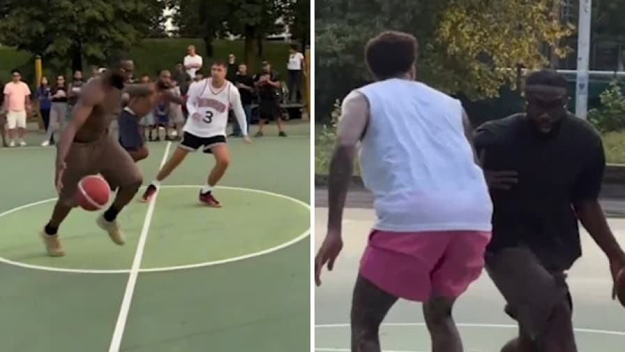 Incredibile a Milano: la stella Nba Jaylen Brown gioca al campetto di Famagosta