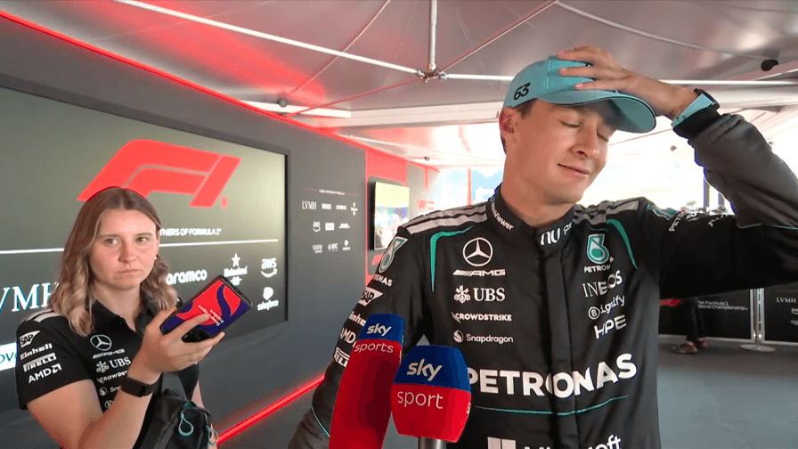 Russell: "Stay calmo? Non volevo sfottere Kimi Antonelli"