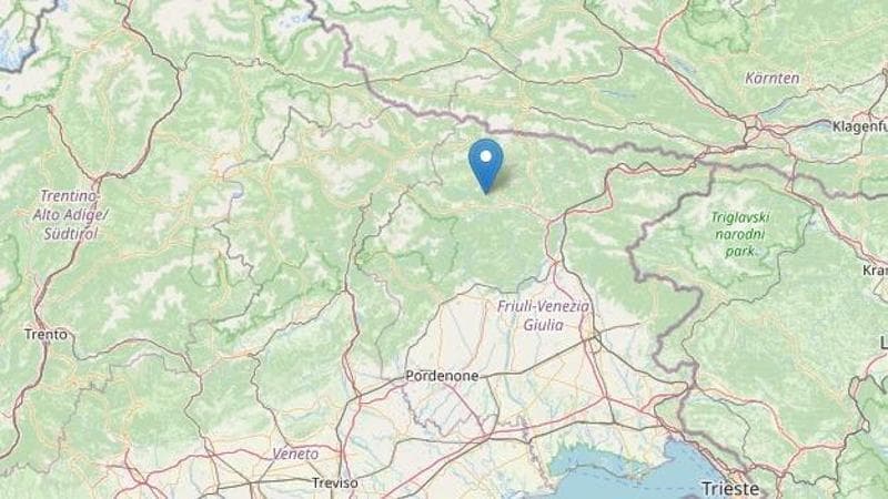 Terremoto di magnitudo 3.6 in provincia di Udine