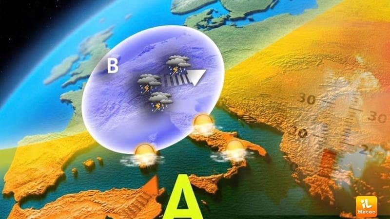 Previsioni meteo, perturbazione atlantica con piogge al Centro-Nord. Da venerdì anche al Sud