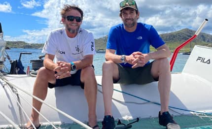 Mare&Monti in Oceano: Soldini naviga con l'alpinista Hervé Barmasse