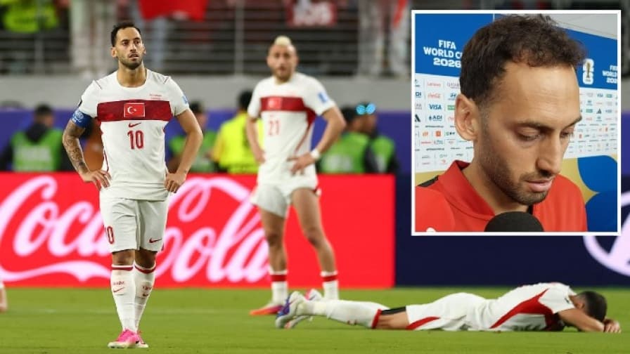 Calhanoglu devastato dopo l'eliminazione della Turchia: "È finita. Chiedo scusa a tutti"