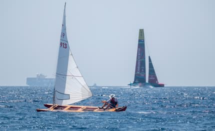 America's Cup: prima regata a Barcellona con "contorno" di pattini a vela