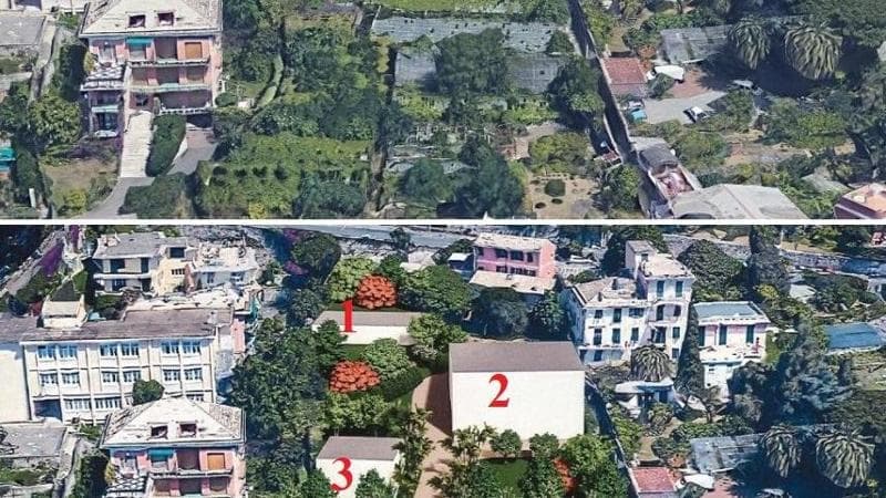 Nervi, due nuove ville e una palazzina dove c’era un vivaio. La curiosa tesi della società: “Non consumeranno suolo”
