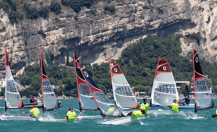 Garda: Mondiale Open Skiff, Day 2