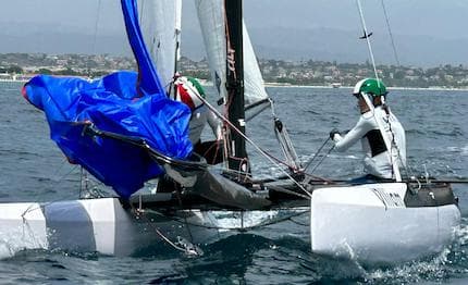 Nacra 15: Alessandro e Carolina Vargiu vincono a Cagliari