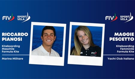 Kite: pass olimpico per Riccardo Pianosi e Maggie Pescetto