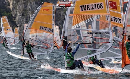 Riprende a pieno ritmo l'Europeo Techno 293 di Torbole