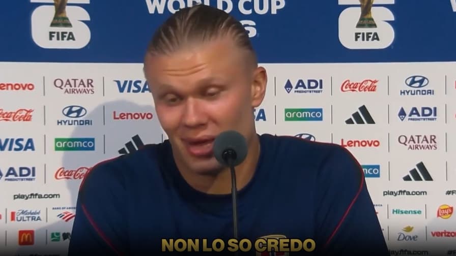 Haaland: "Come segno tanti gol? Non so che sto facendo". La risposta è esilarante