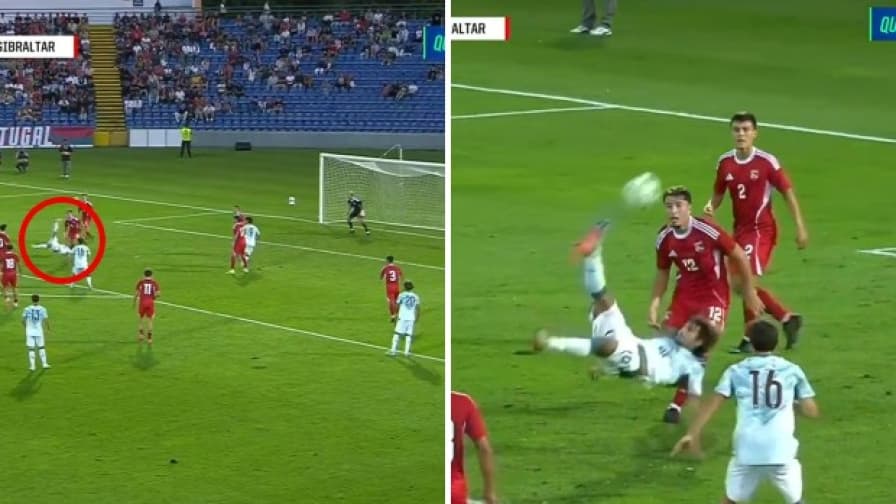 Gasp, guarda che Mora! Gol pazzesco in rovesciata col Portogallo Under 21