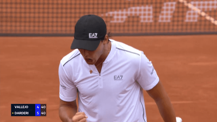 Darderi in finale a Bastad: gli highlights contro Vallejo