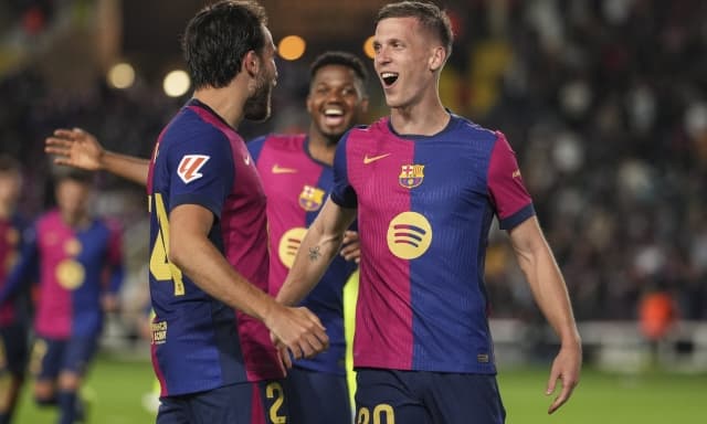 Il Barça domina, spreca ma piega il Maiorca con un gol di Dani Olmo. Real a -7
